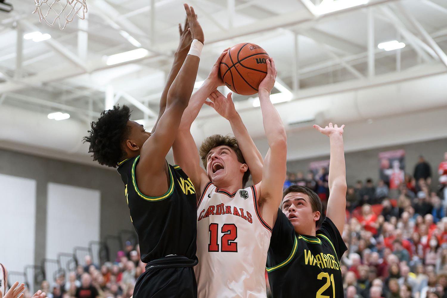 1 Lincoln vs Cleveland boys basketball 6A Oregon second round March 4 2023 Ken Waz 1